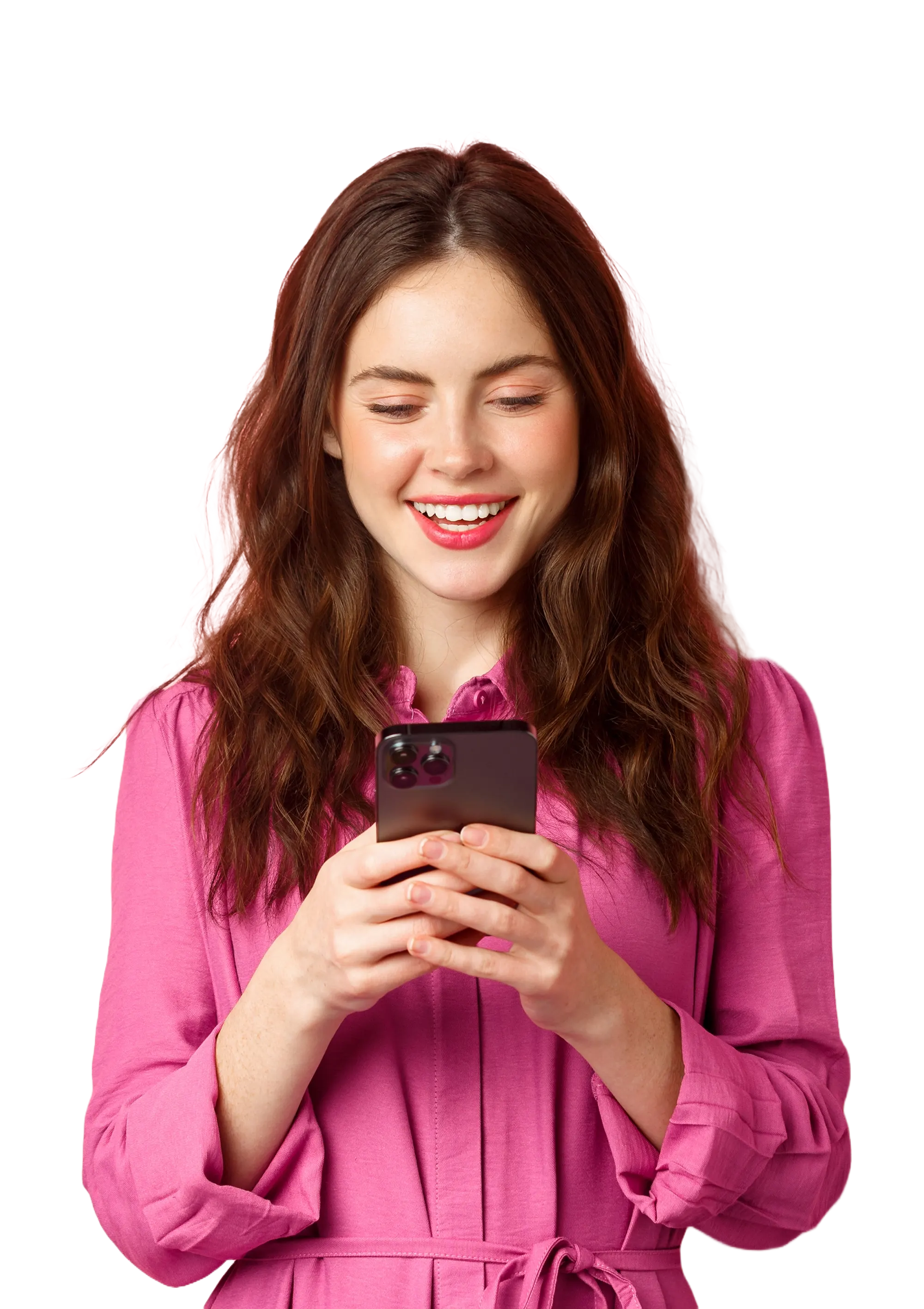Woman using a mobile phone