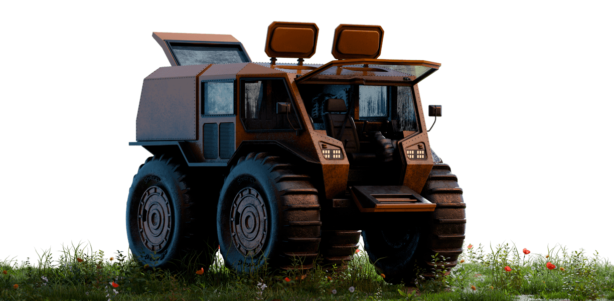 sherp vehicle 3d model