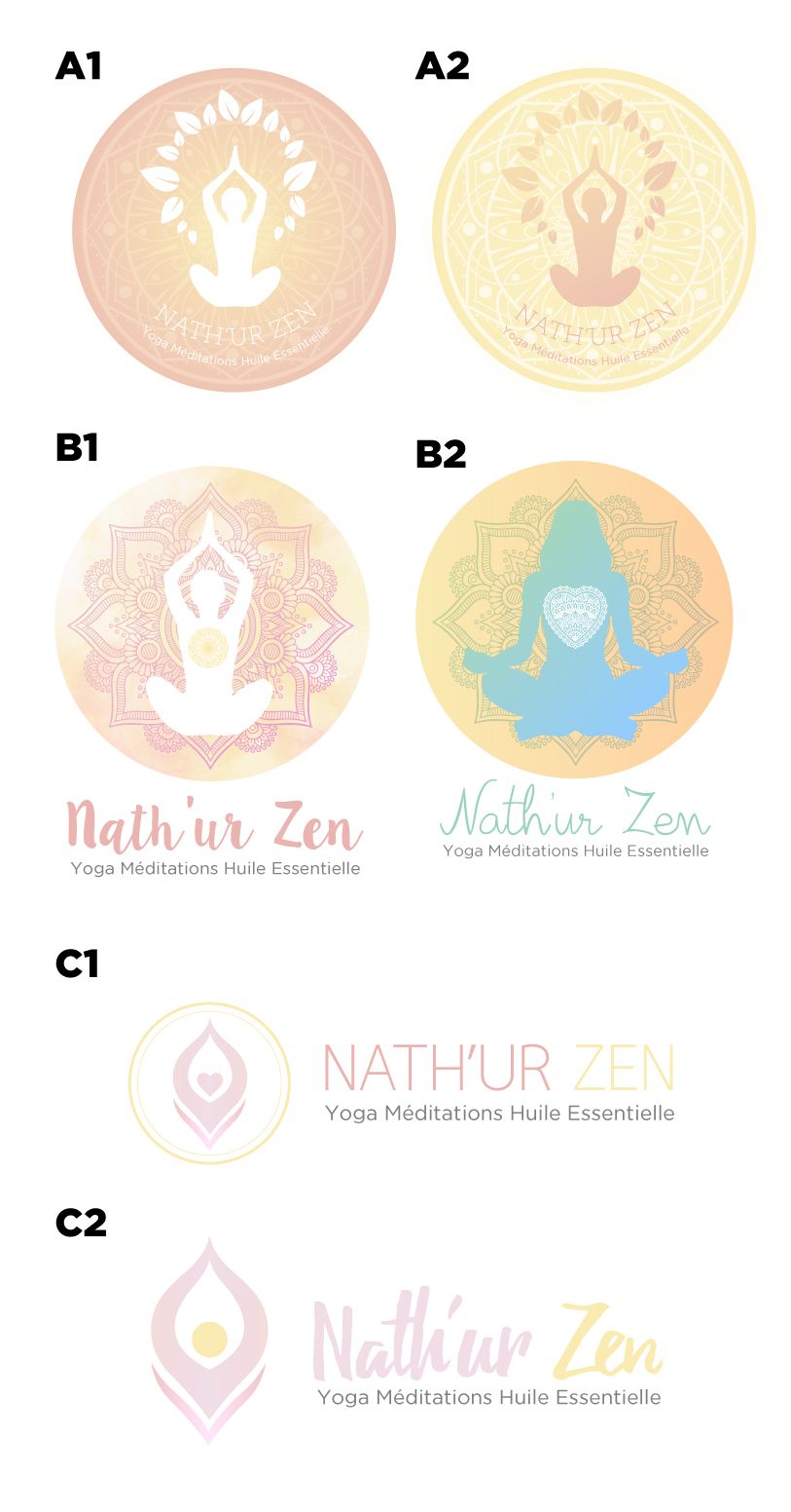NATHUR ZEN logo draft by Suzaku Productions