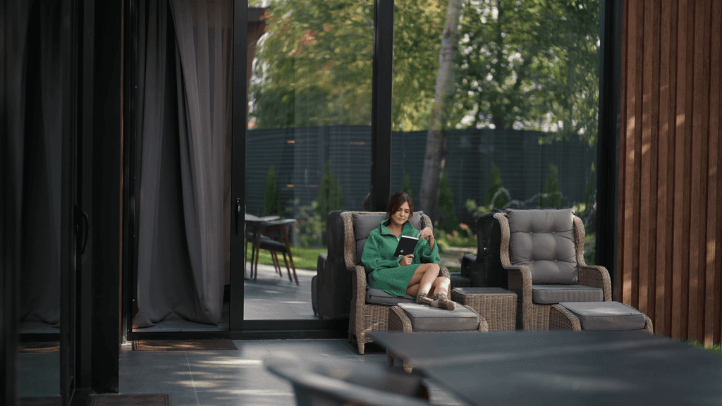 A beautiful girl reading a book