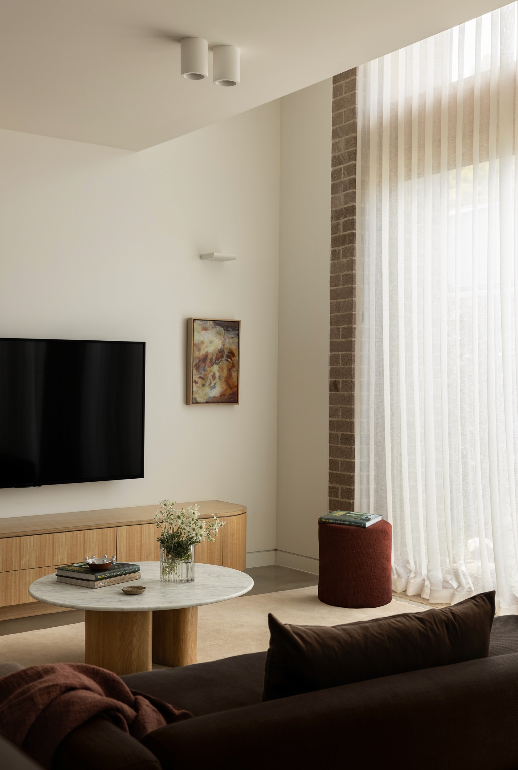 Futuristic plastic chair