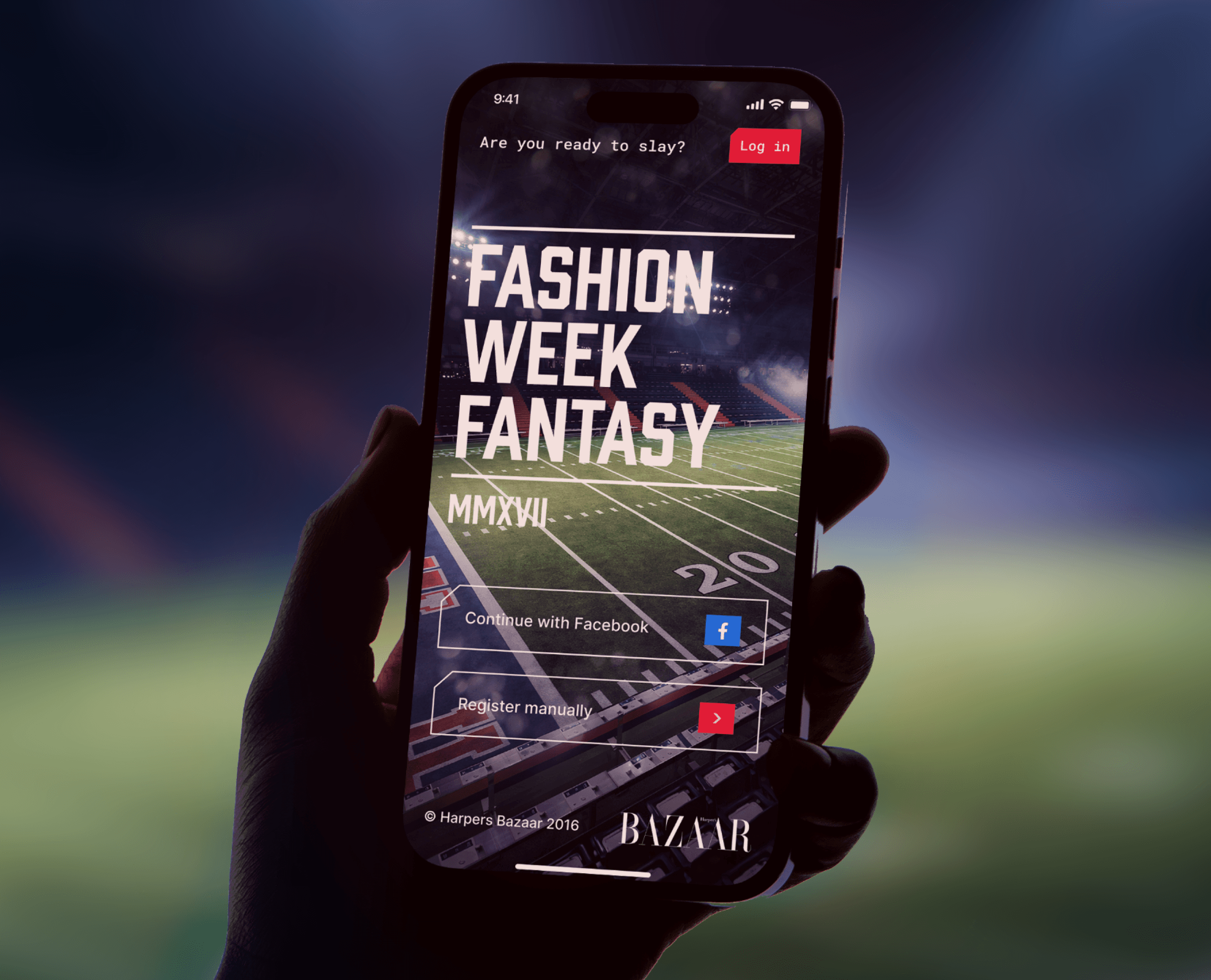 Modern food magazine brochure mockup with bold typography and bright yellow accents