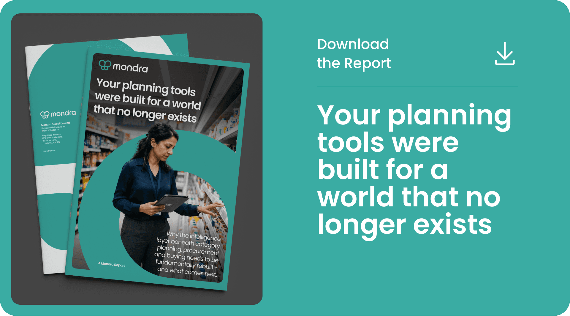 Cover and download link for the Mondra Planning Tools Report
