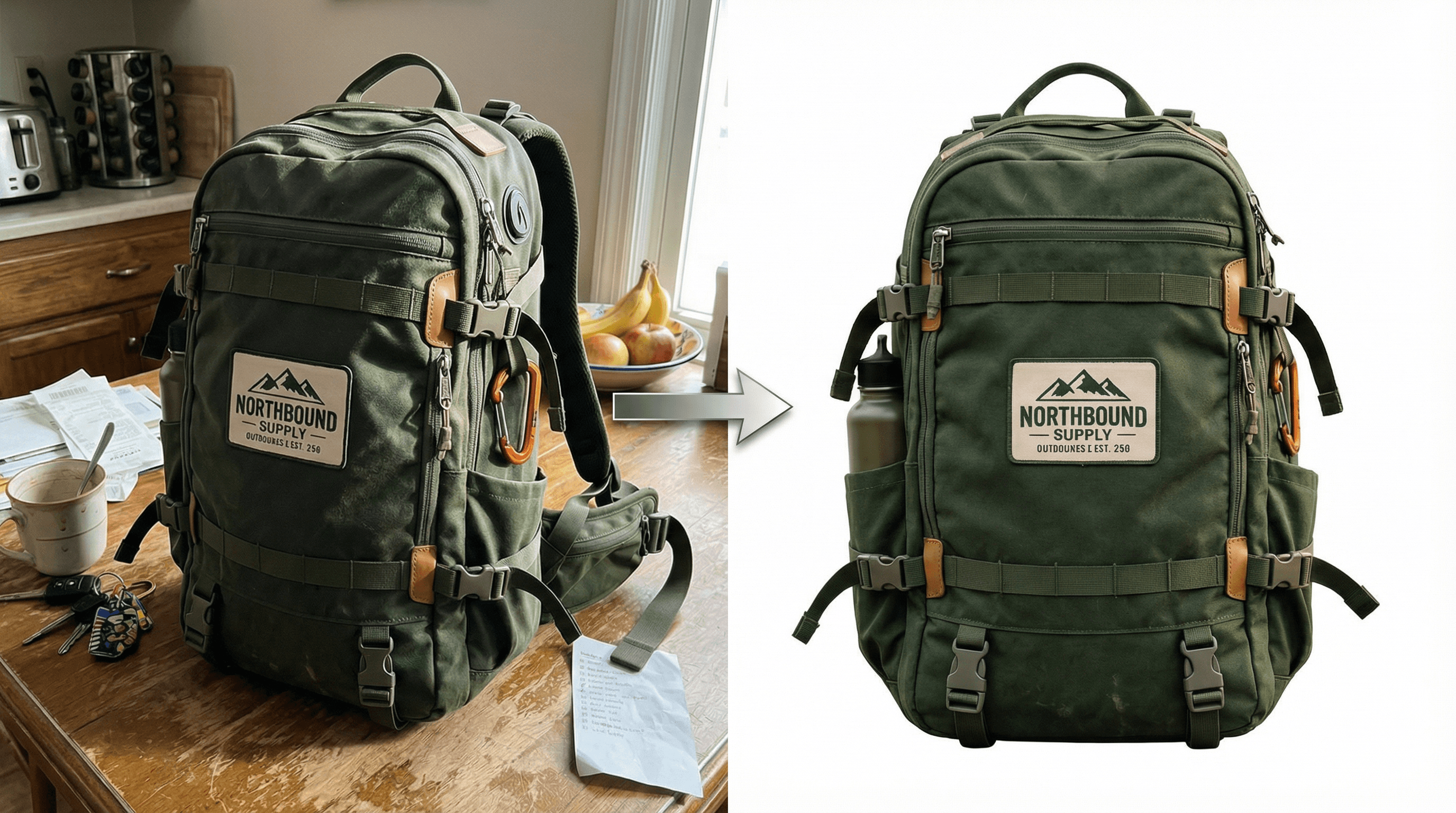 From a single product photo to a studio-quality product shot. Kreator generates clean, marketing-ready visuals from the images you already have.