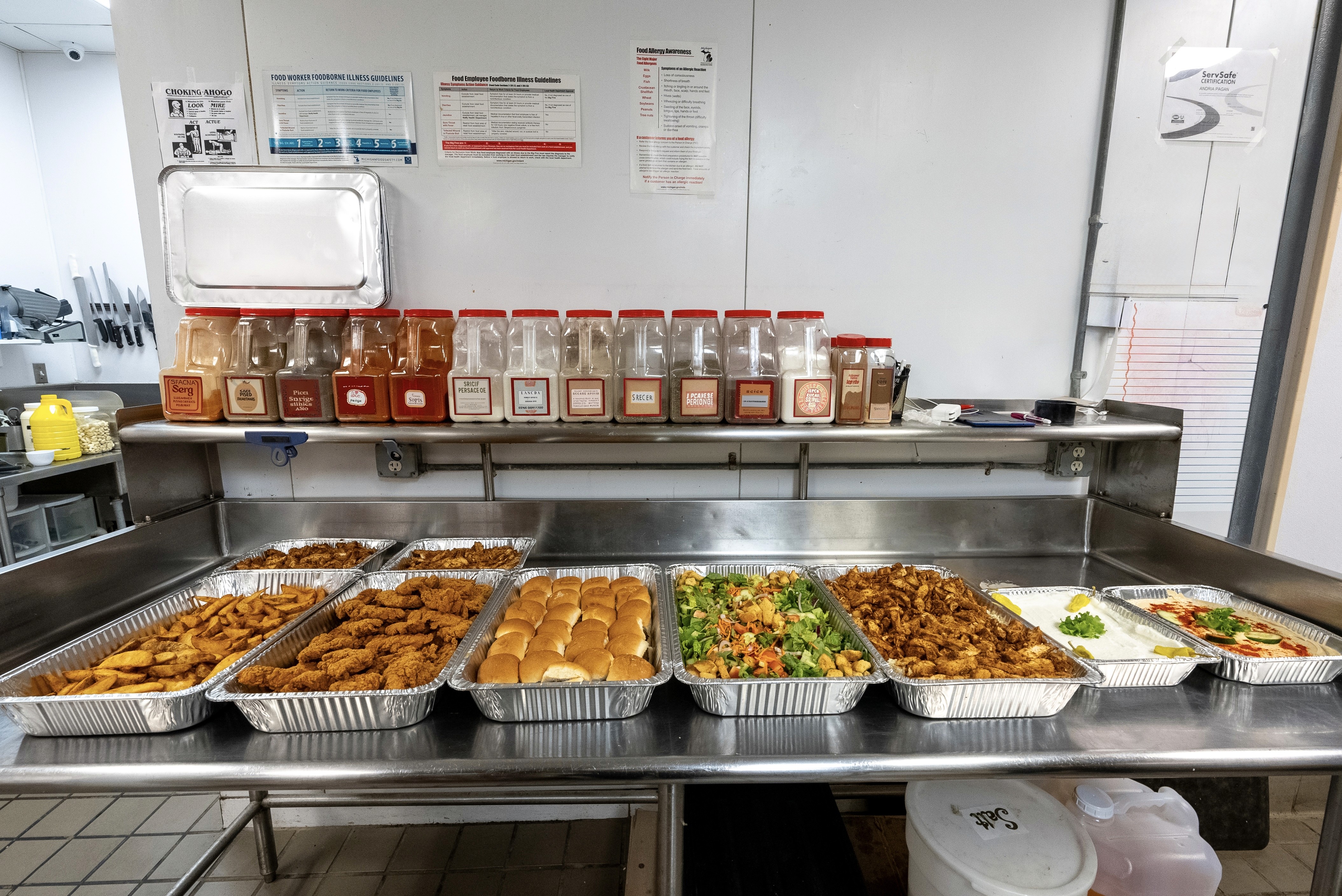 Catering menu photo