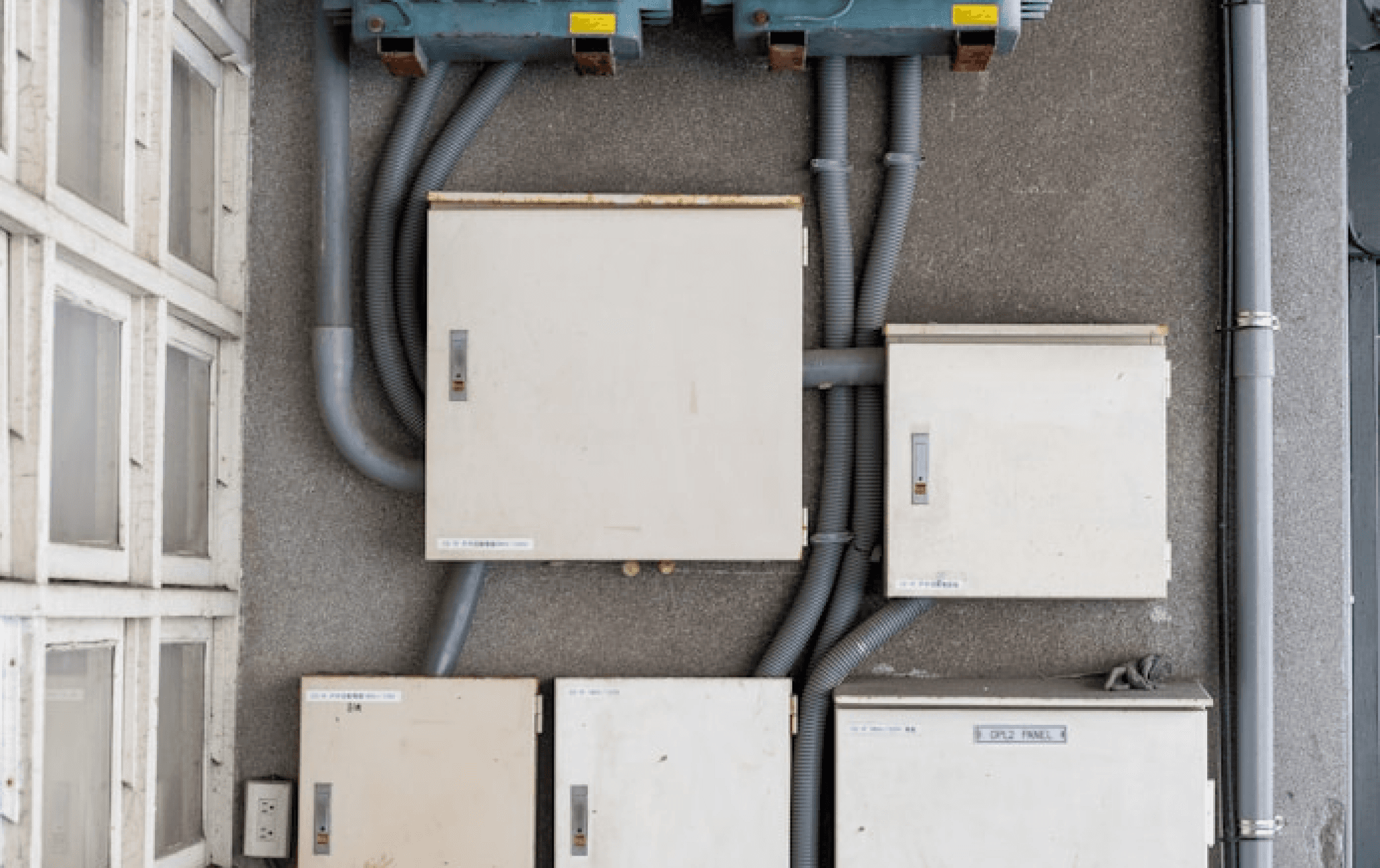 Image of inverters and panels