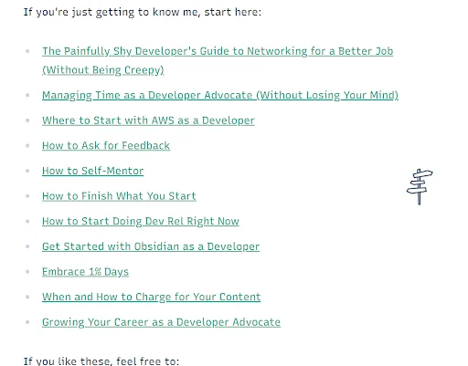 An example of a guide written online as evergreen content