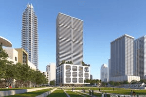 Renering of New Tampa Buiding