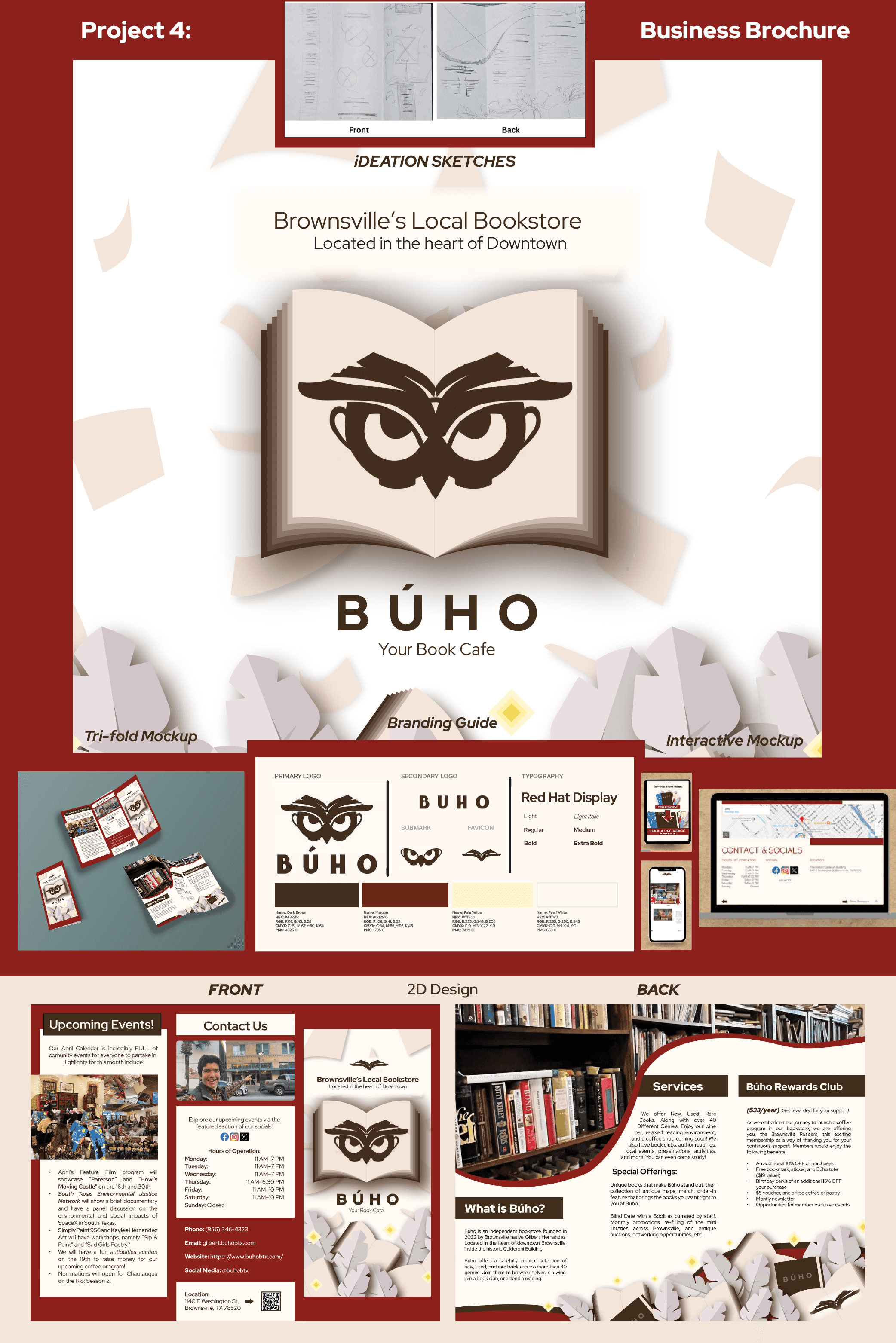 Buho Brochure - project artwork