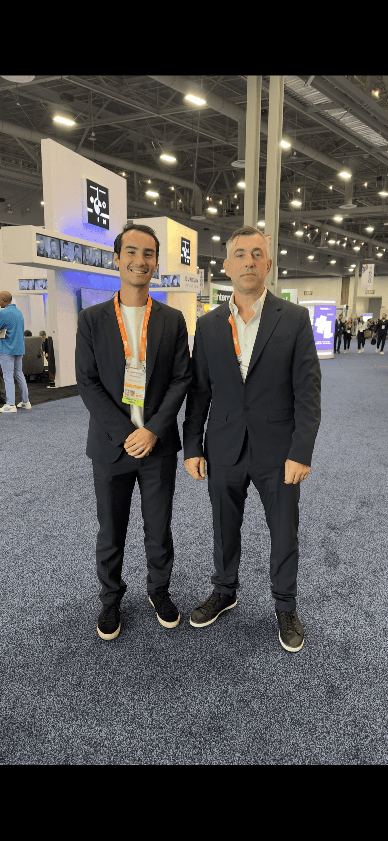 Private jet traveler