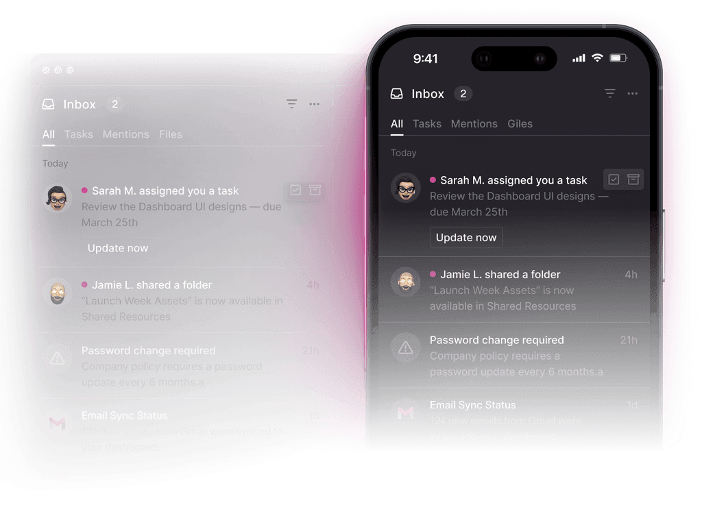 In-App Notifications | Courier Inbox