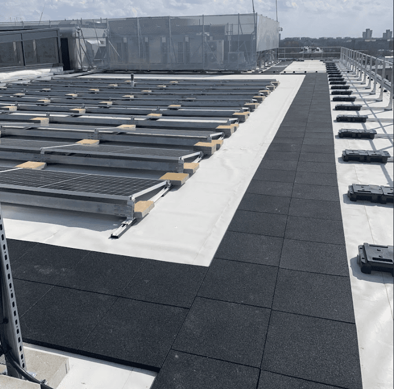 softdek gulv på utetak