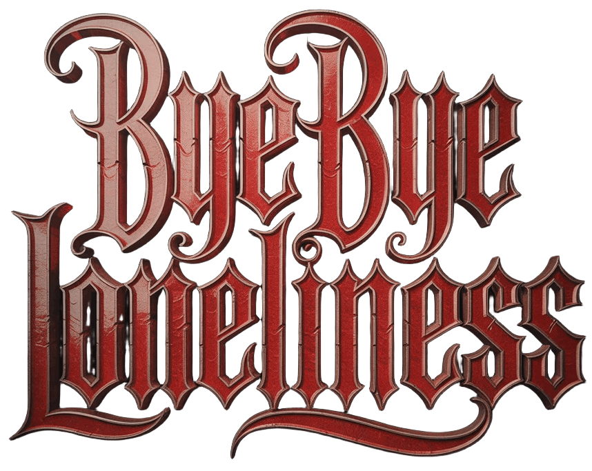 Logo typo Byebyeloneliness Kadeus