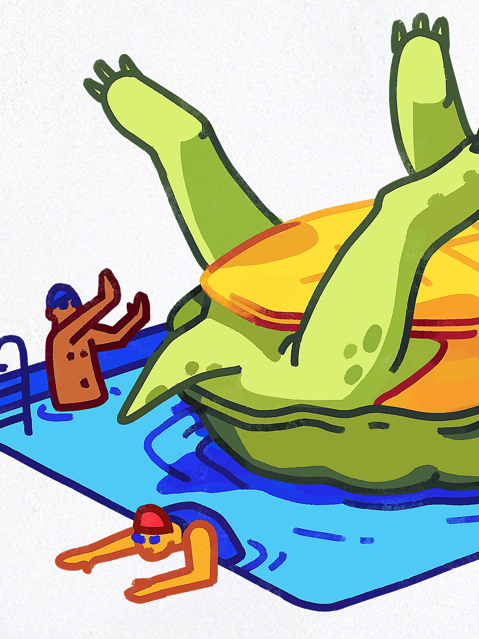 King taking a selfie with a pineapple for Mental Floss Magazine