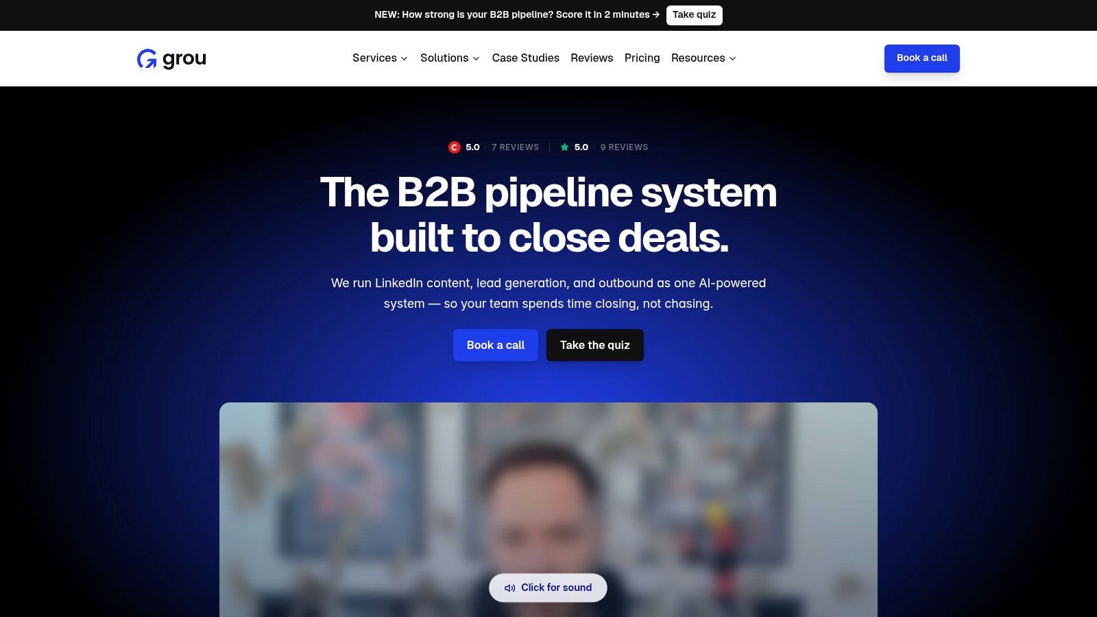 Screenshot from https://grouglobal.com