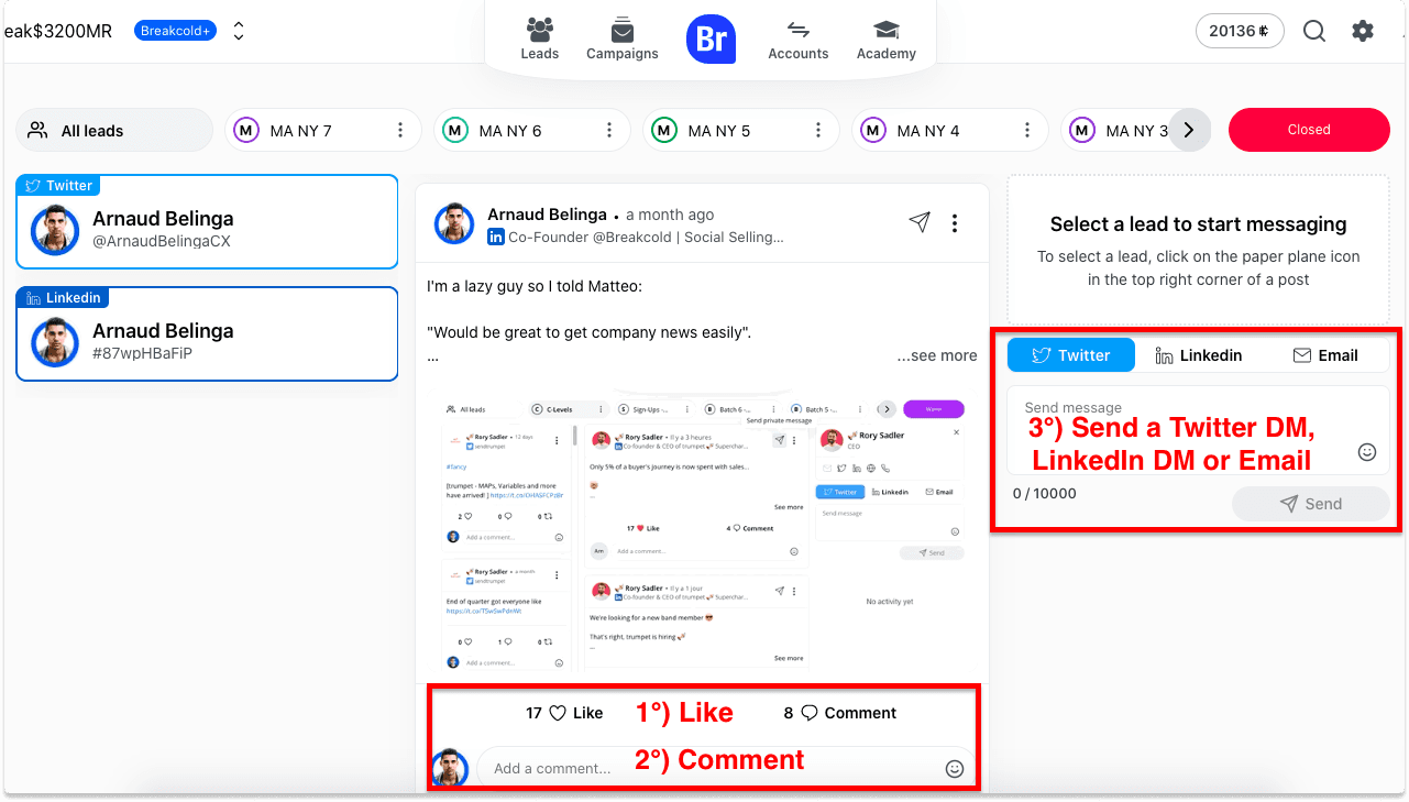 LinkedIn Follow vs Connect Engage Before | Breakcold