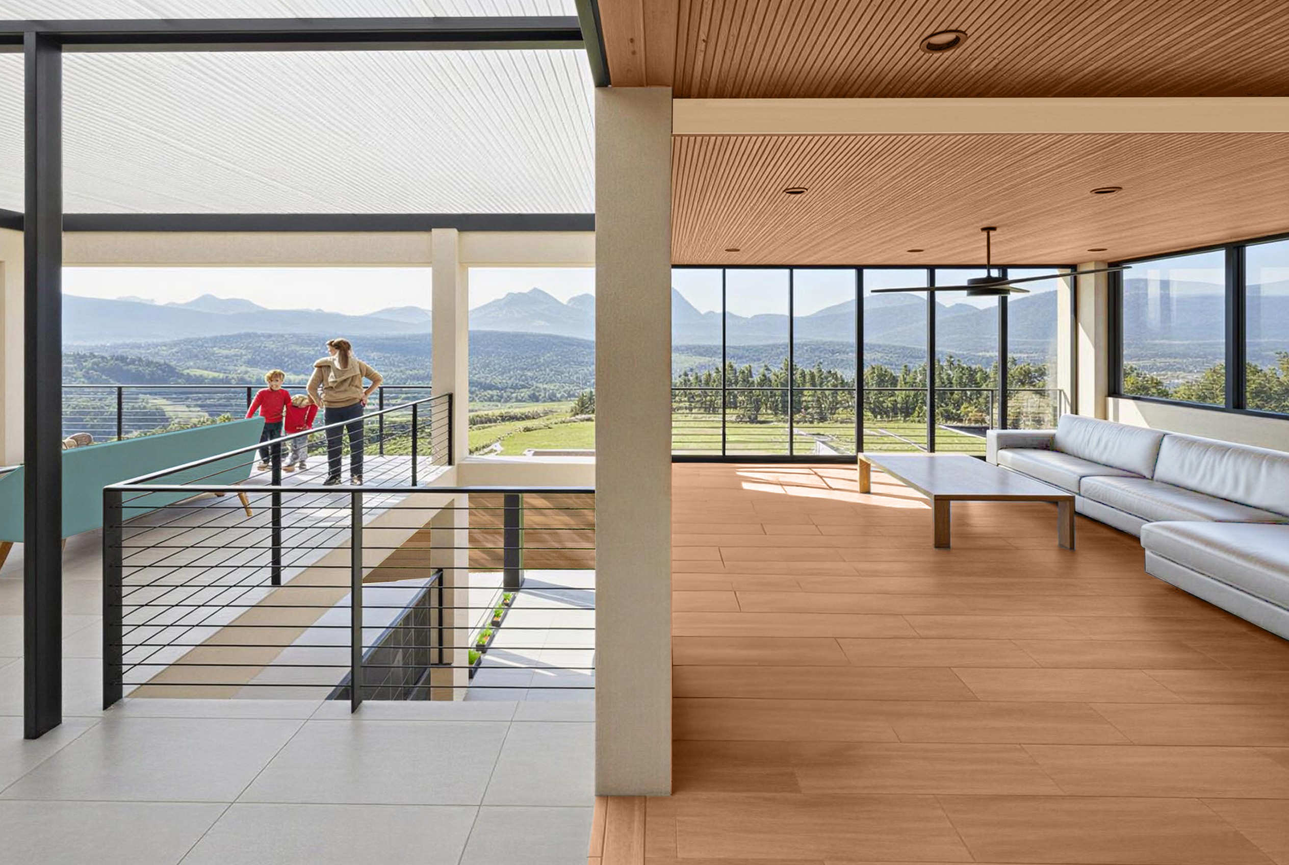 Casa "Mirador" Front Entrance Render