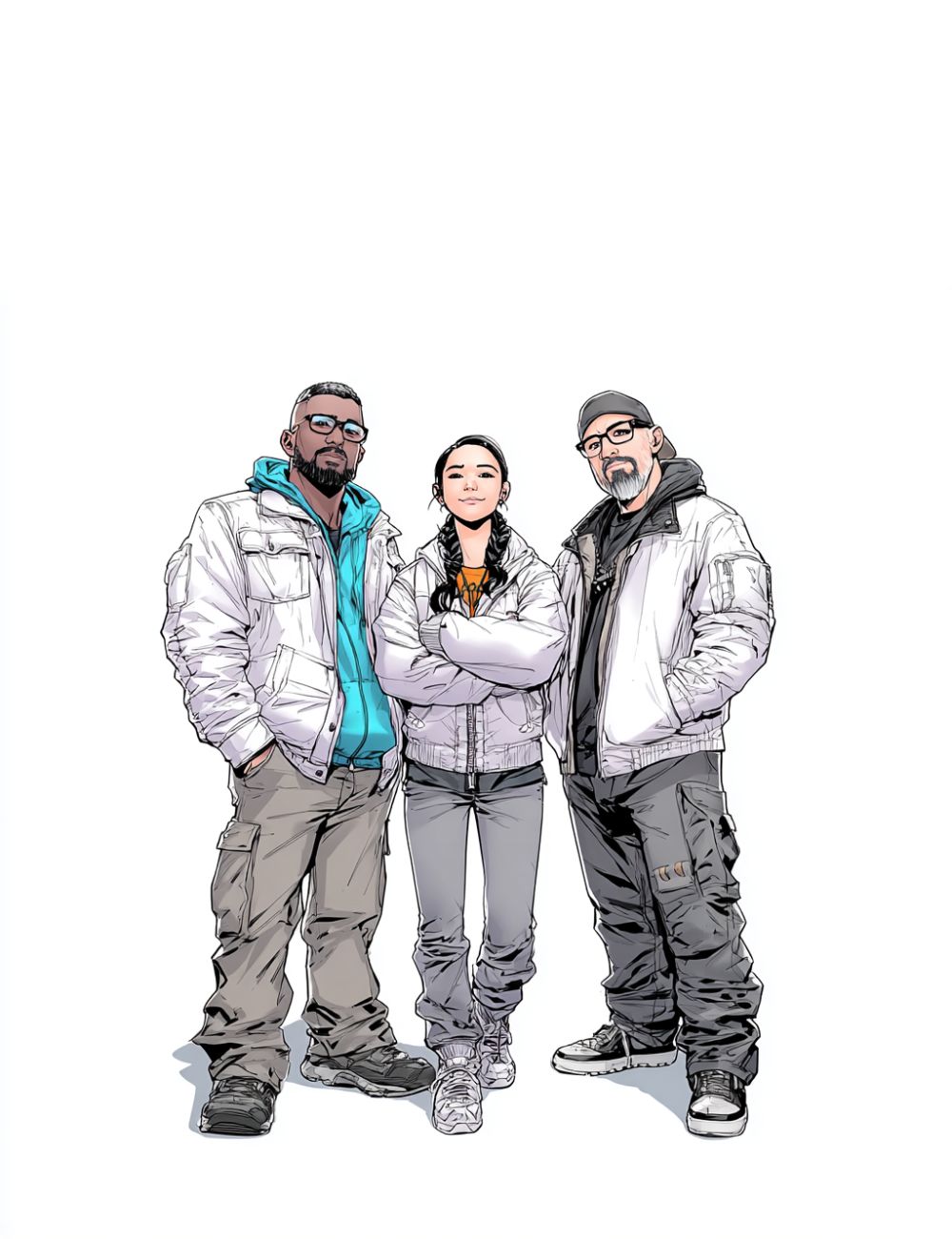 Girl is sitting on a gate