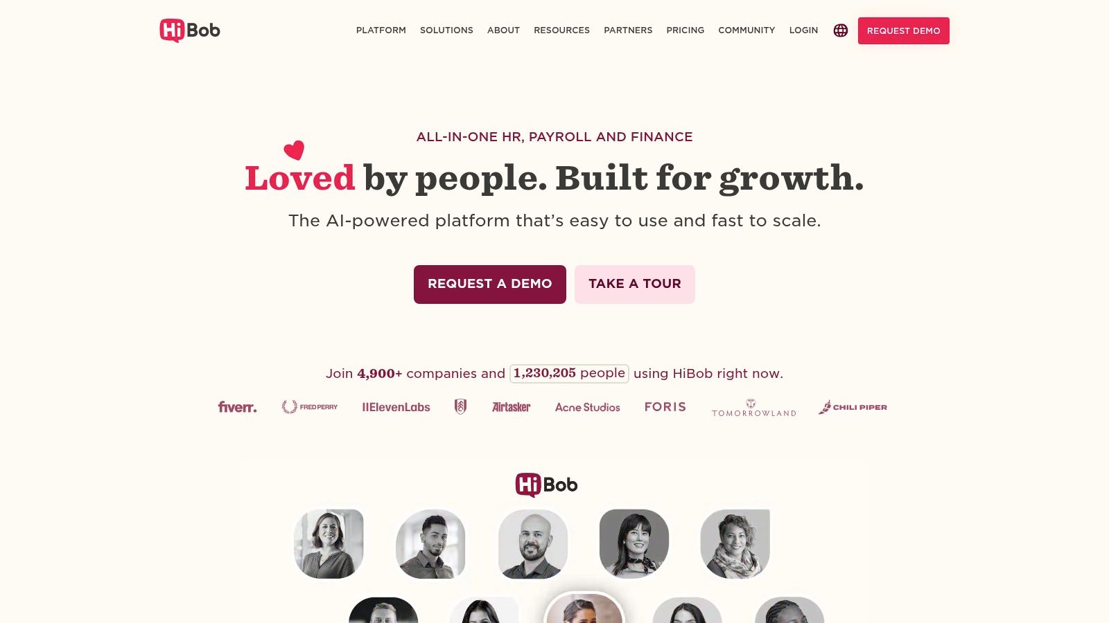 rippling alternatives HiBob HR platform