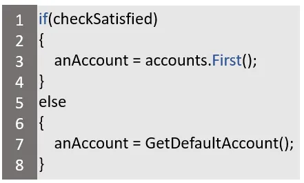 A code piece with a possible Null Pointer bug