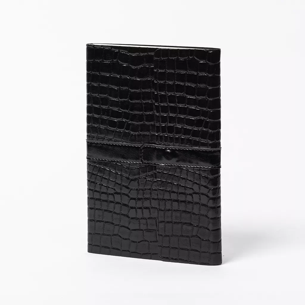 A5 softcover journal with magnetic flap custom branded