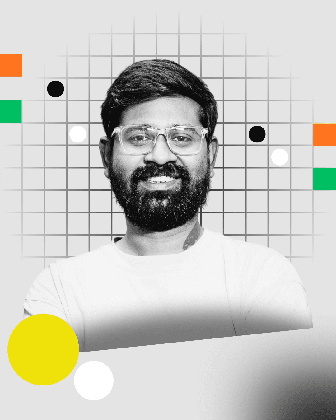 A grayscale image of RevRag’s founders standing together, celebrating the launch of their AI Sales Agent, Emma, featured in Canada Newswire.