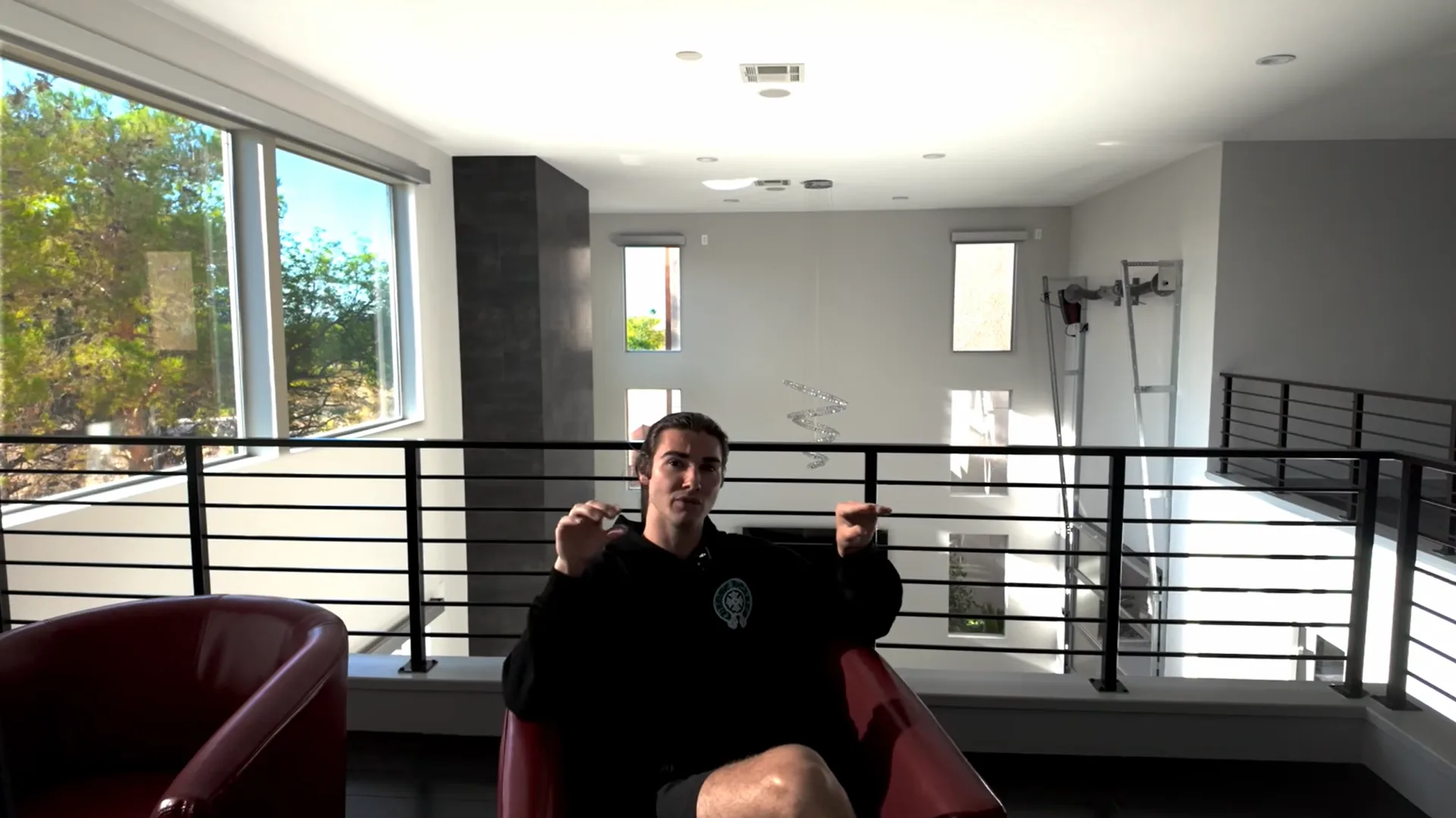 Trey Colley, founder of Dream Life, in a video thumbnail explaining how the Law of Attraction leads to business success.