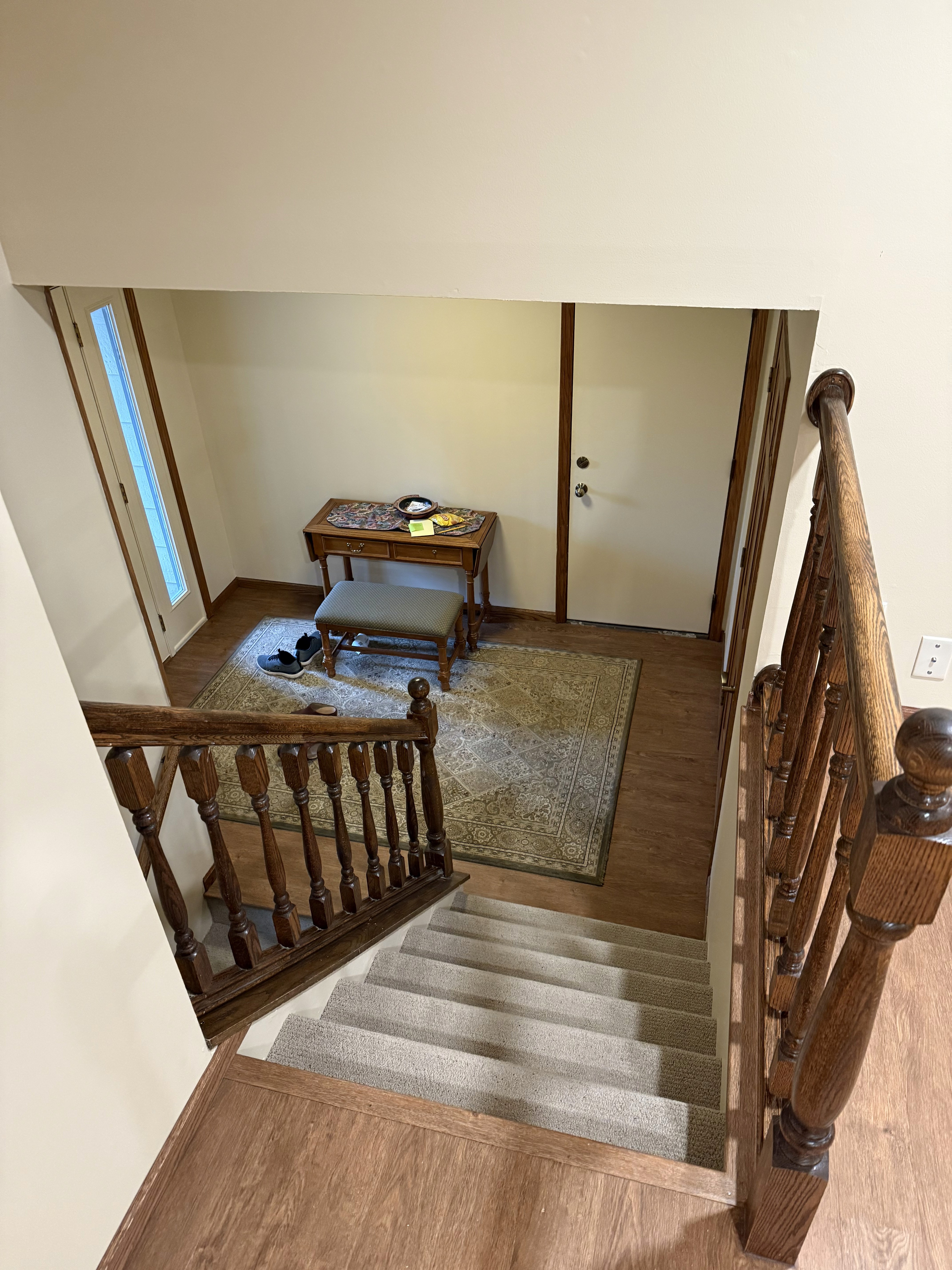 stairs with new flooring