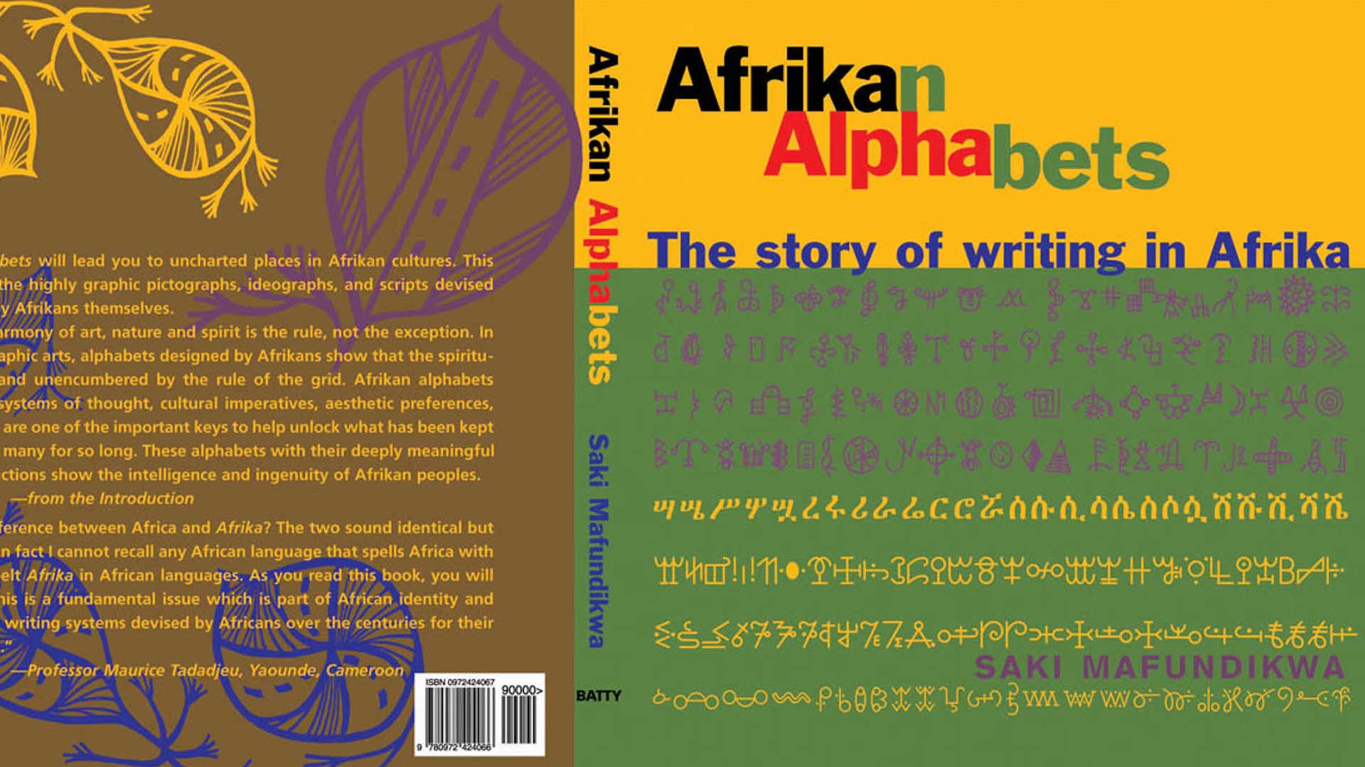 book cover for Afrikan Alphbets