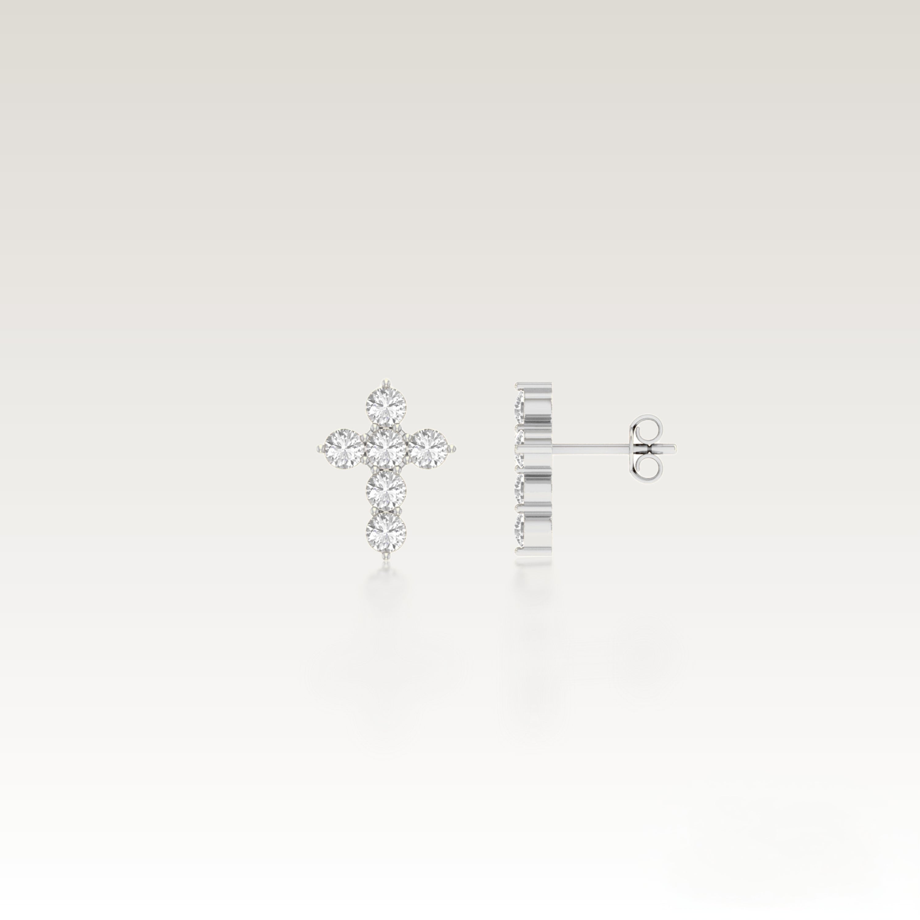 SAINT' Cross Earrings image 2