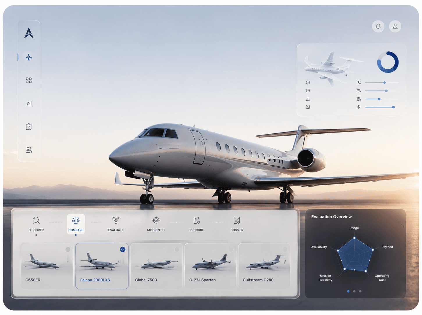 An image of Freelio's budget ui