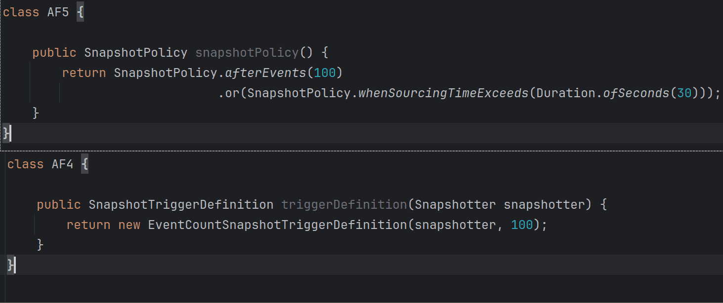 Configure snapshot policies