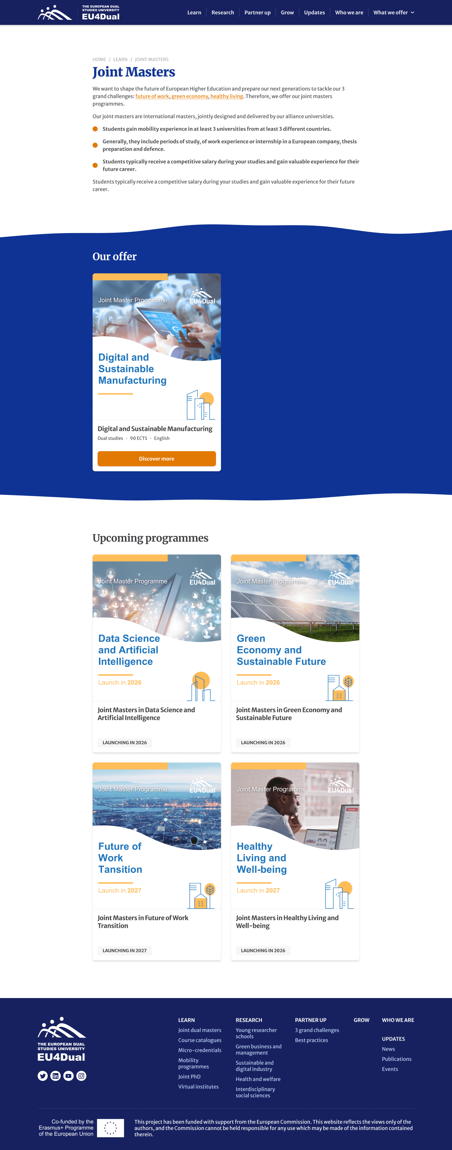 EU4Dual Joint masters