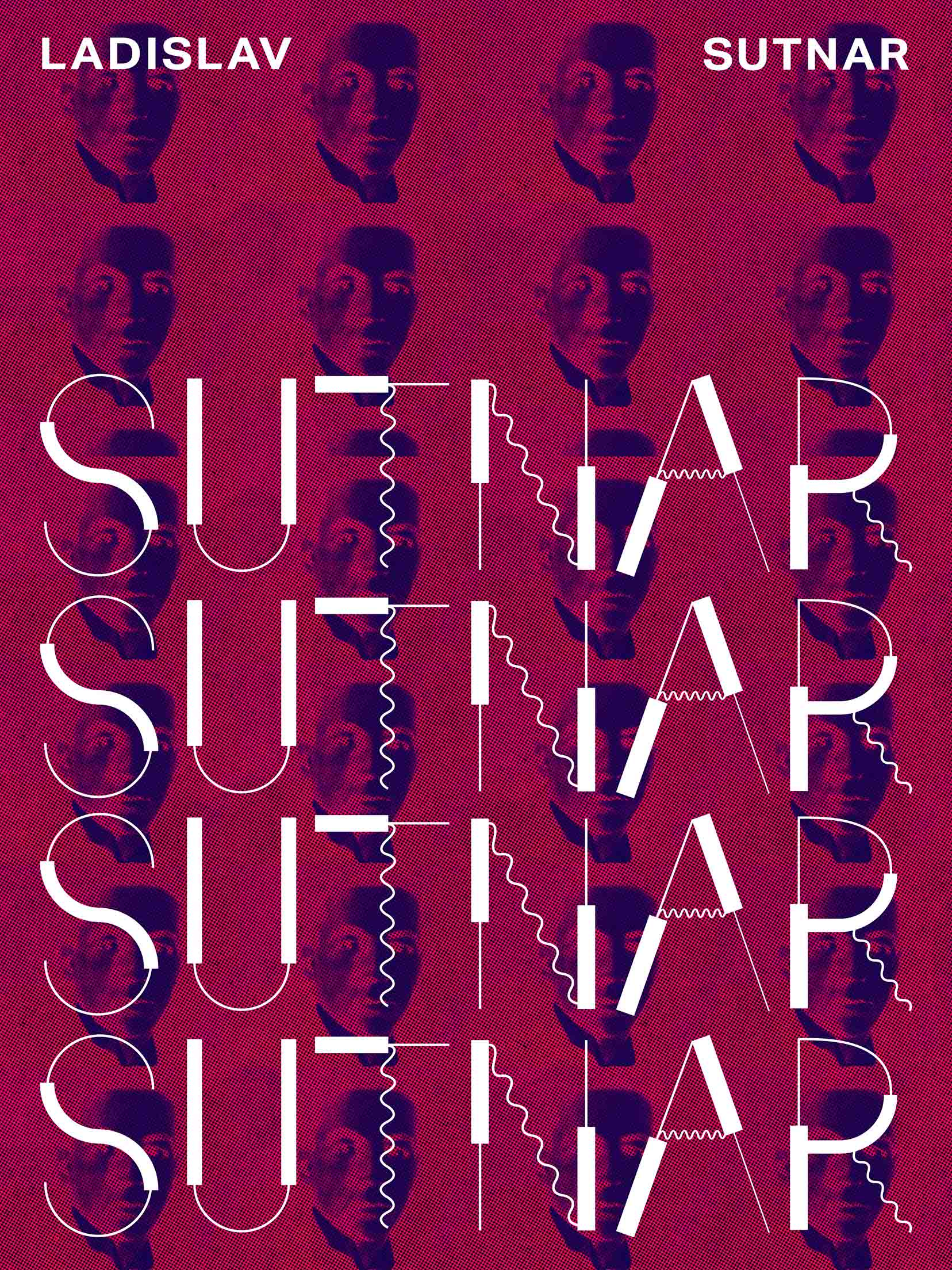 Sutnzra typeface on a poster
