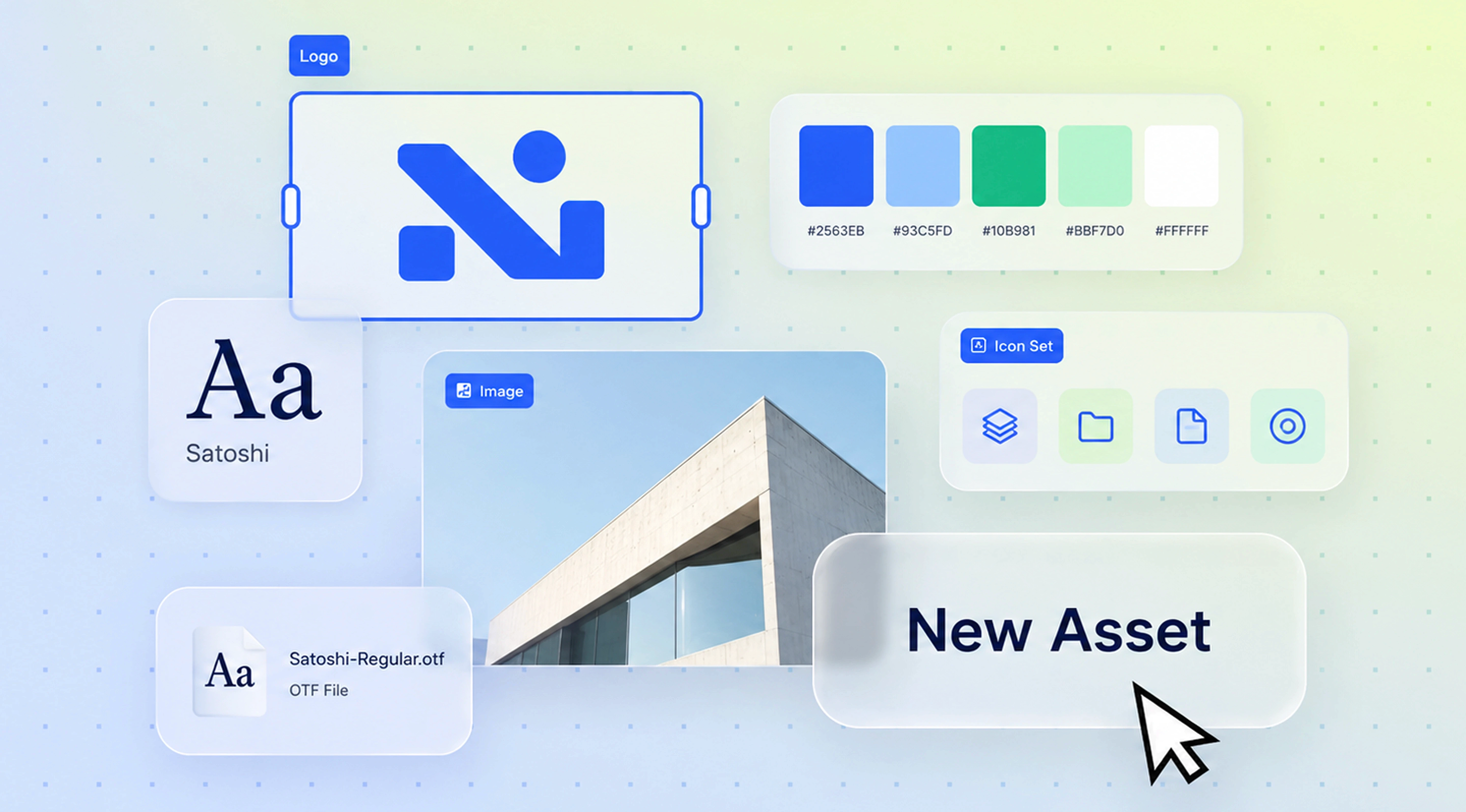 Dentaid brand & illustration case study - design exploration visual, abstrct design