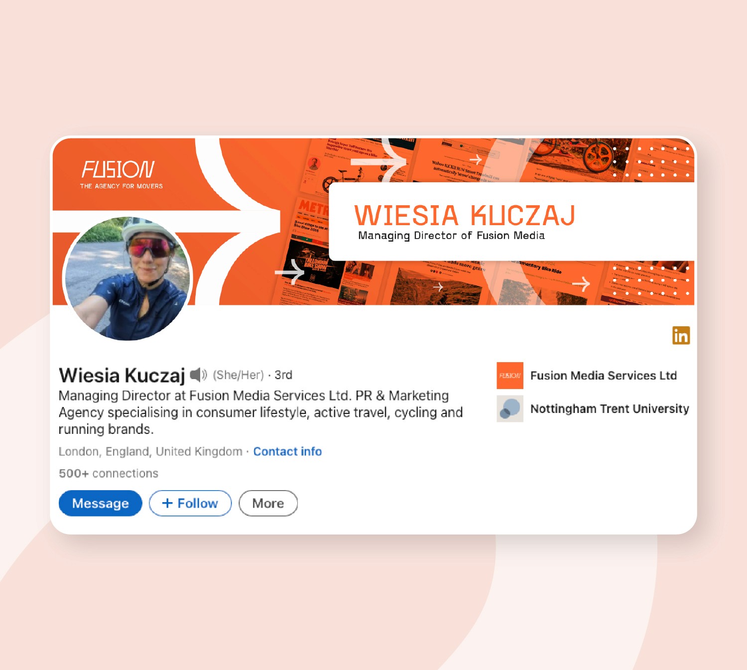 LinkedIn Header Fusion Media