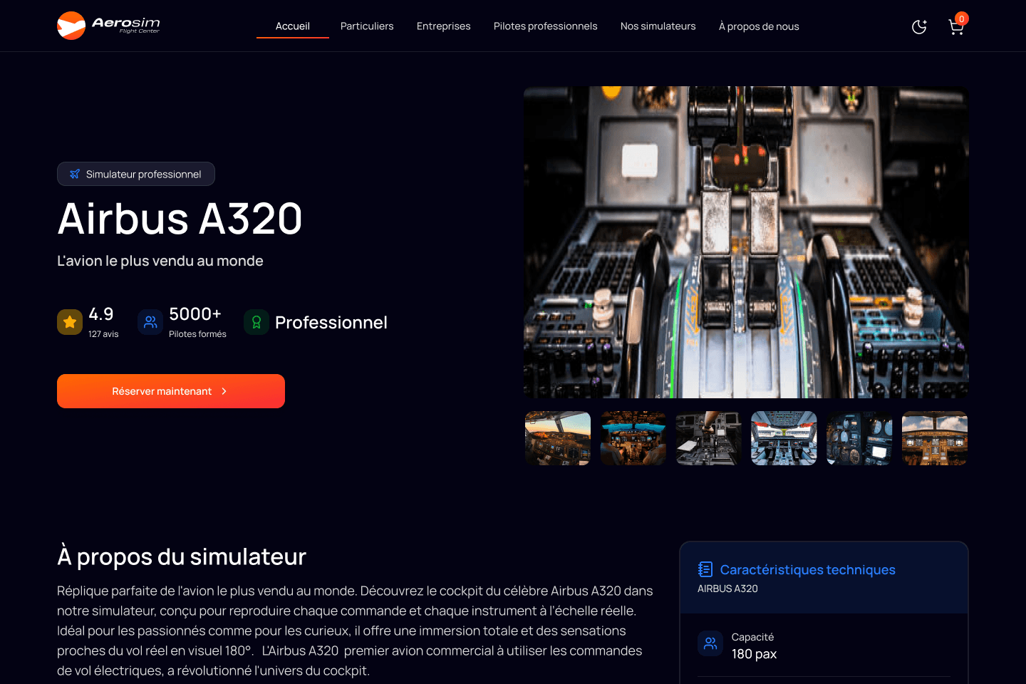 screenshot aerosim