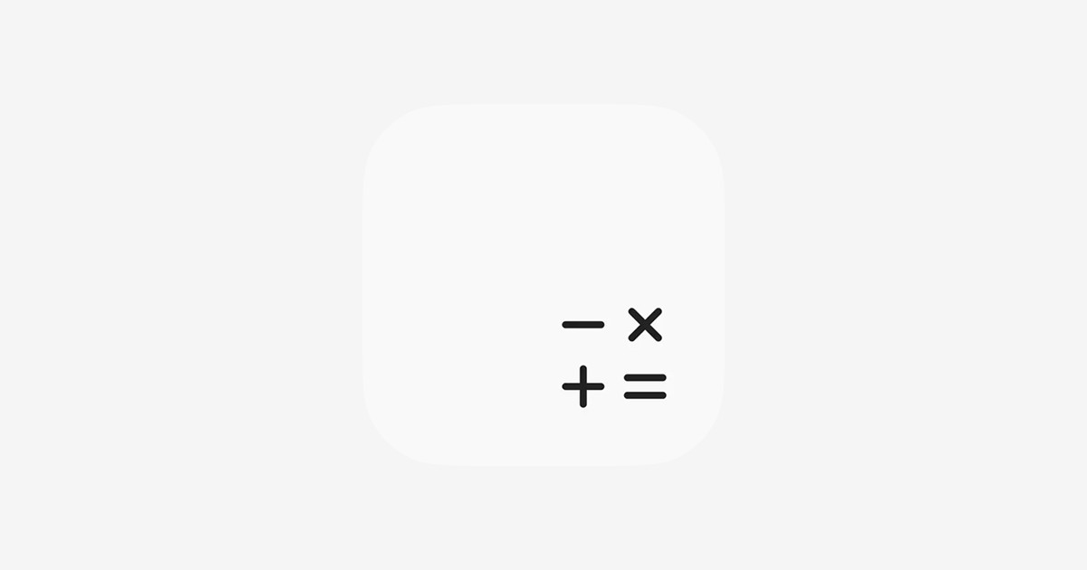 Calc app icon