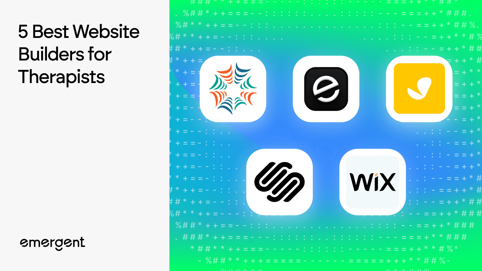 5 Best Website Builders for Therapists