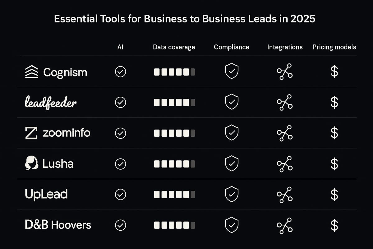 Essential Tools and Technologies for B2B Lead Generation in 2025