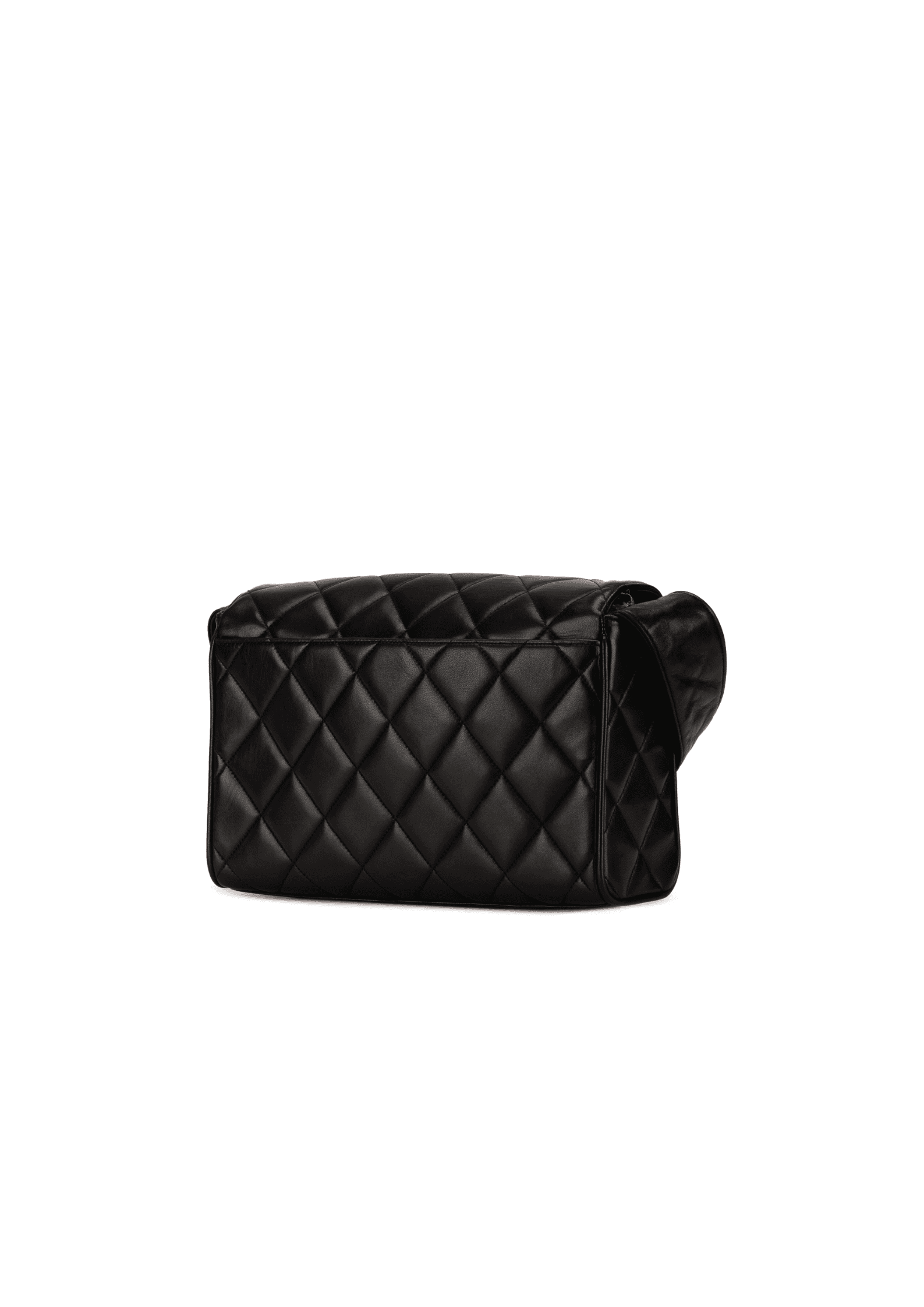 Chanel CC Quilted Lambskin Single Flap