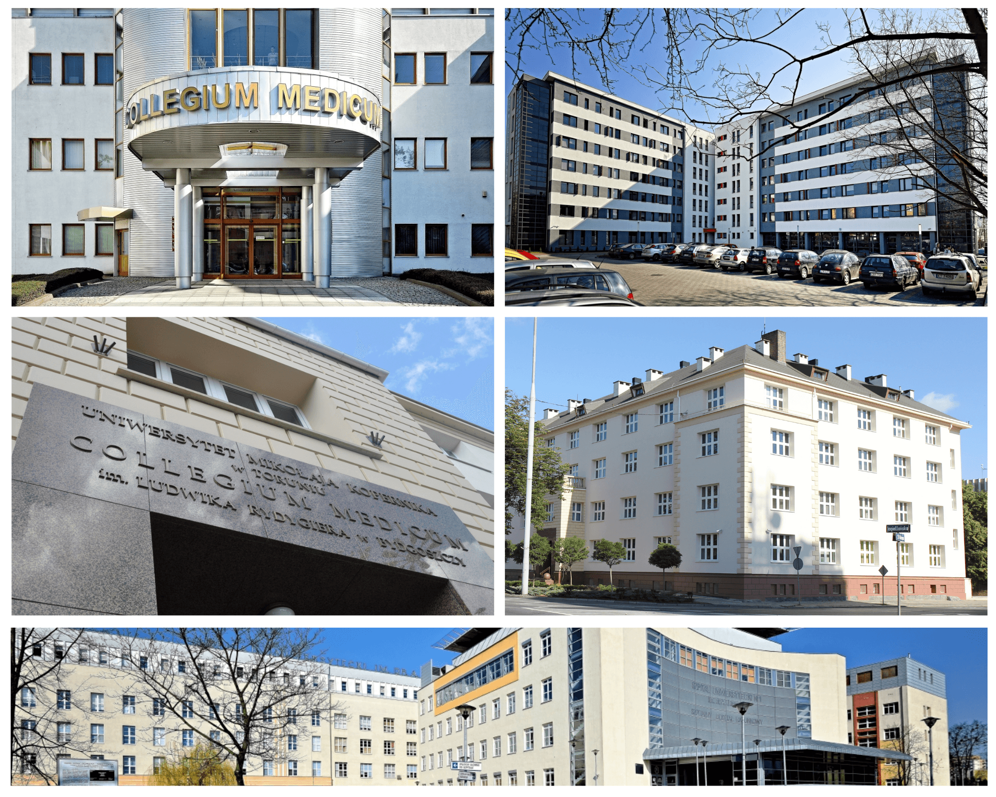 The buildings of NCU Collegium Medicum