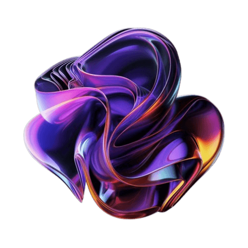 Grey metallic flower shaped object