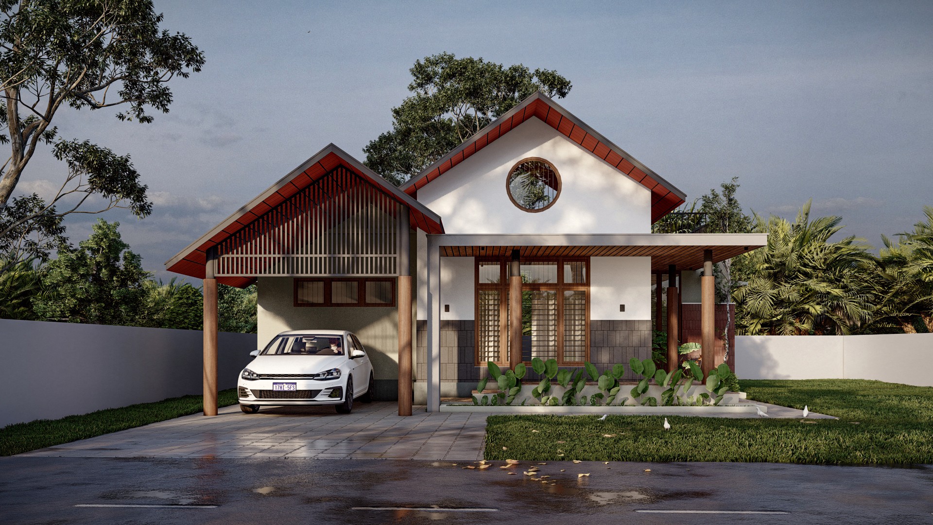 Image of Harsham Villa Project for sale for 38lakhs in ottapalam palakkad designed by Foyonds ventures Palakkad