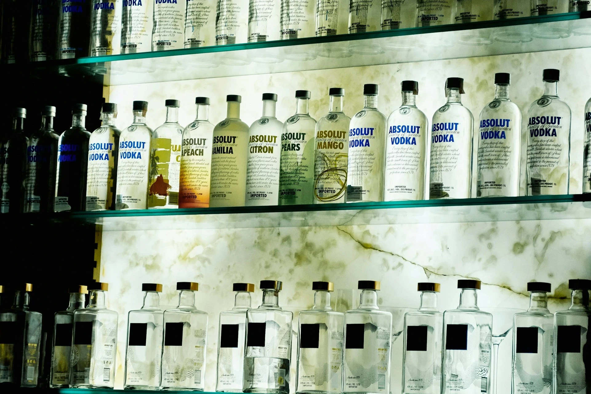 Le marché de la Vodka