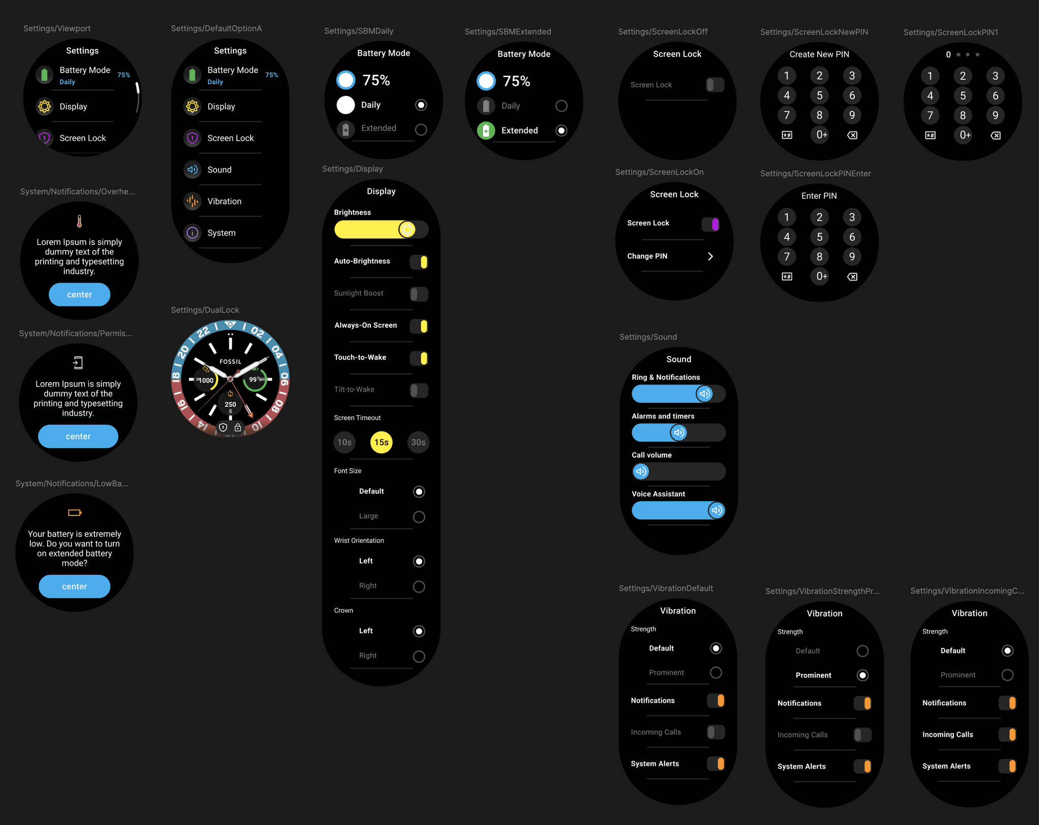 FOSSIL Watch Flow