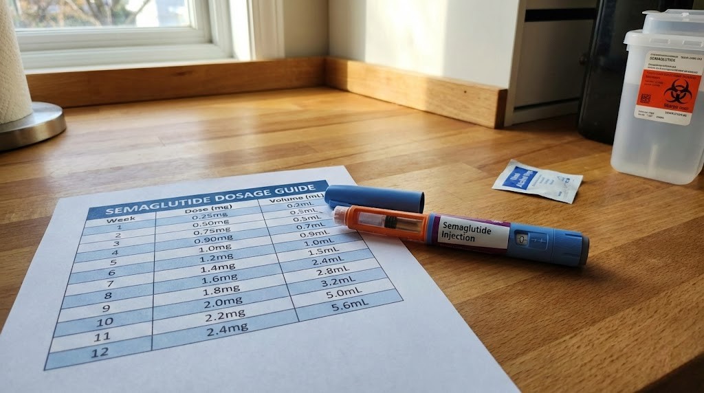 Chart semaglutide syringe dosage