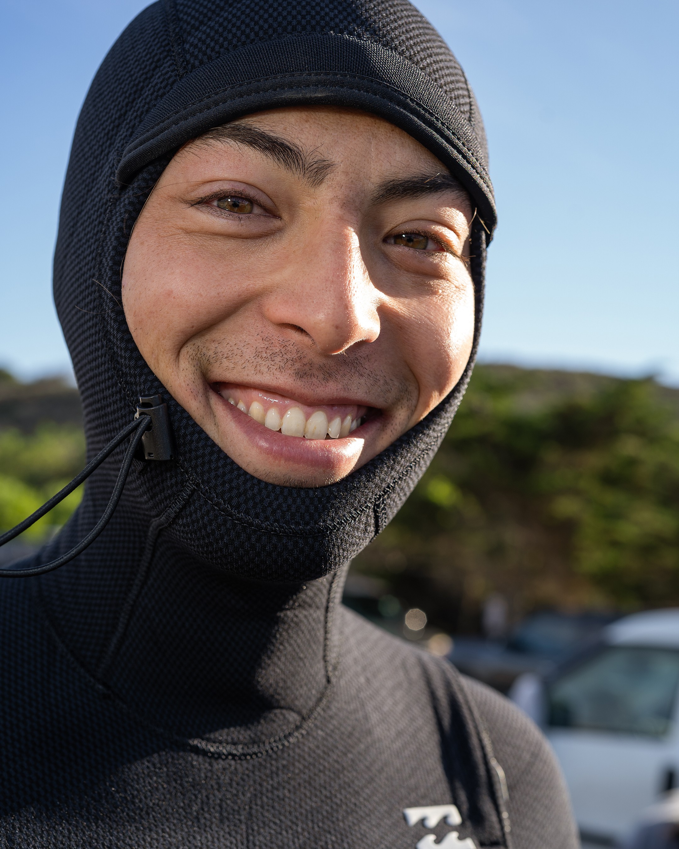 a blurry photo of a person standing in front of a wall