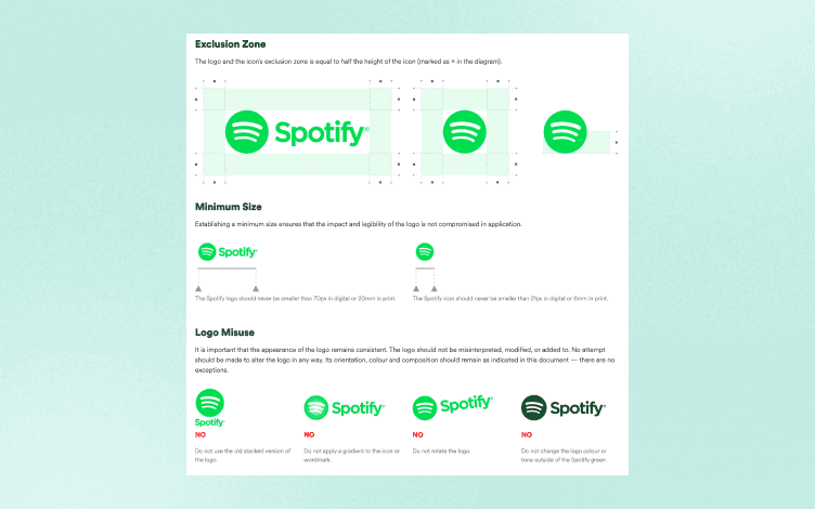 Spotify branding