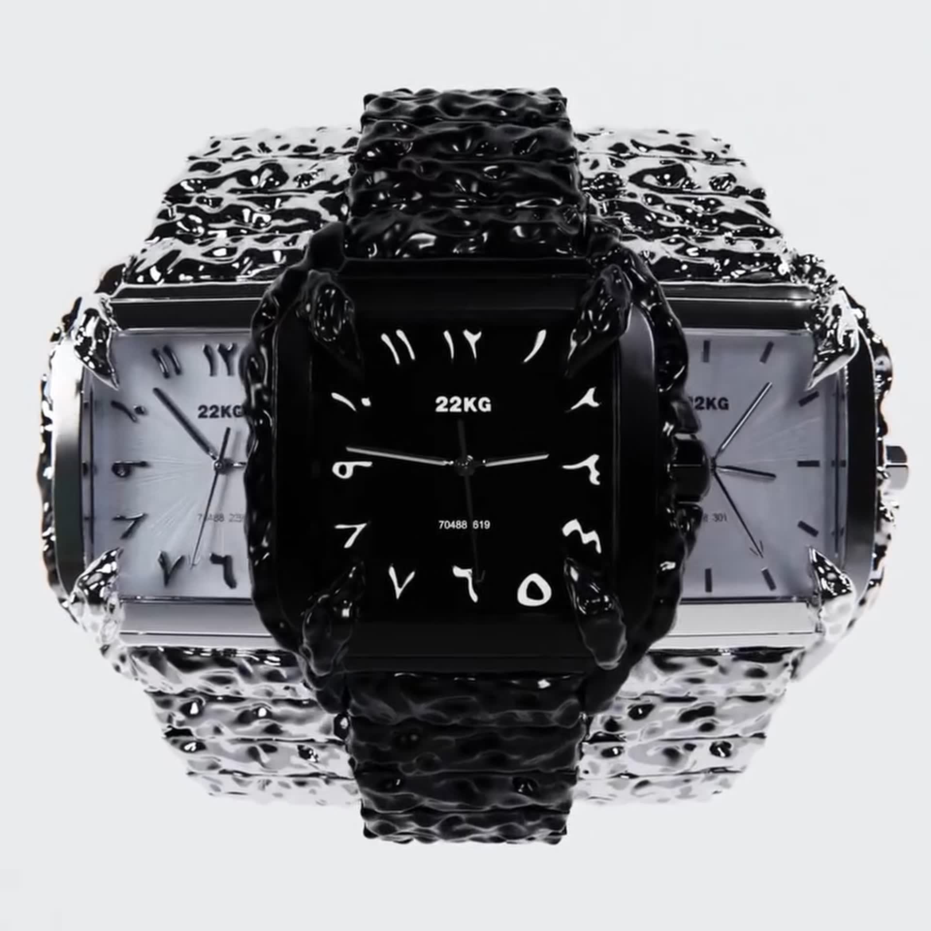 22kg canine watch black & silvers